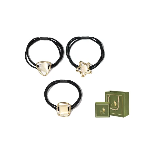 SENDME Сплав Резинки-спирали для волос Геометрическая Резинка для волос 3 шт Женская