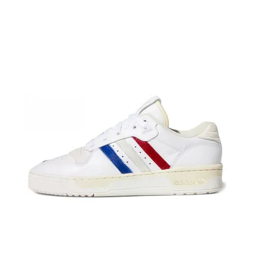 Adidas Originals Rivalry Low Аbrasion Resistant Дышащий Низкий Топ Скейтборд Кроссовки Унисекс Белый