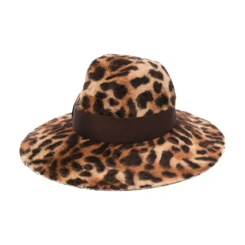 Borsalino Мех Шапки и Кепки Женские Коричневый