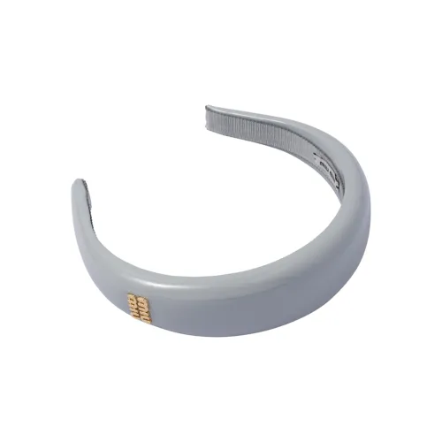 MIU MIU Кожа Ободки для волос Женские Серый