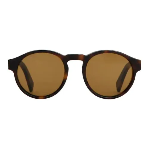 TOD'S Ацетат Круглые Солнцезащитные очки Мужские Черепаховый