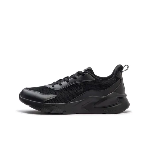 361° Лезвие Амортизаторы Устойчивый к истиранию Низкий Топ Беговые кроссовки Мужской Обсидиан Черный