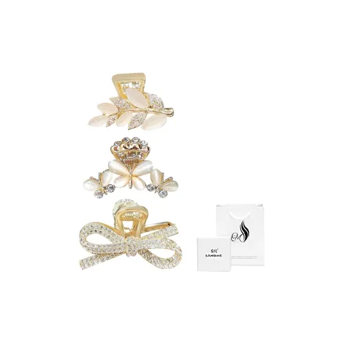 SENDME Сплав Заколки для волос Милый Маленький Заколка-краб Набор из трех предметов Женские