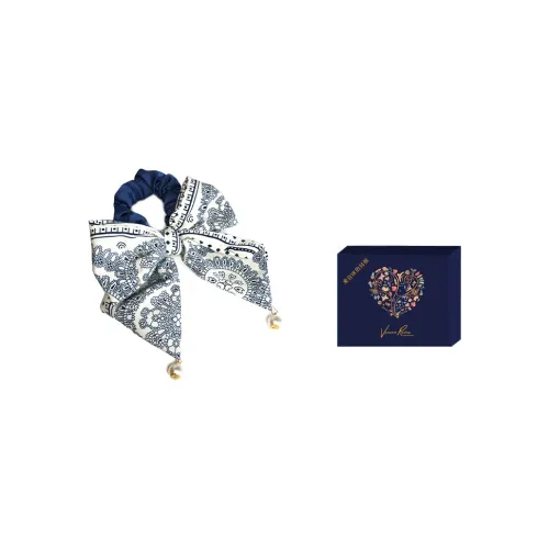 VERENA REINE Резинка для волос с спиралью, ткань, королевский синий, женская