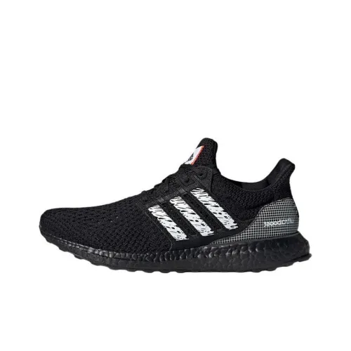 Adidas ULT Дышащие Низкие Беговые Кроссовки Унисекс Черные