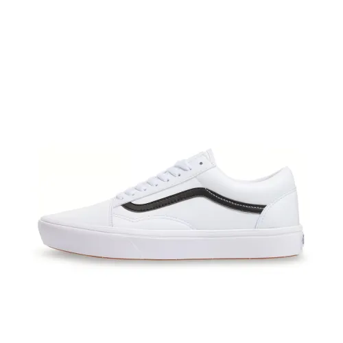 VANS Old Skool Collection Comfycush Low Топ Скейтборд Кроссовки Унисекс Белый Черный