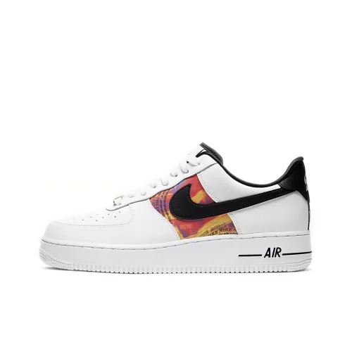 Nike Air FORCE 1 'Белый Красный' Slip-on Легкий Низкий Топ Скейтбординг Кроссовки Унисекс Яркий Осветляющий Цвет