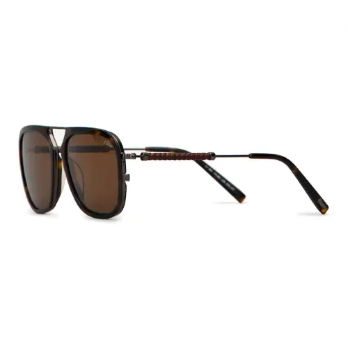 TOD'S Нерегулярная форма Солнцезащитные очки Мужской Черепаховый