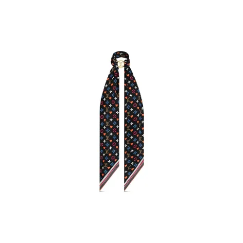 LOUIS VUITTON Carre Monogram Шелковые резинки для волос Унисекс