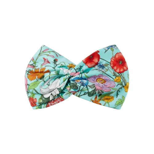 GUCCI Flora Шелковые резинки для волос, разноцветные, женские