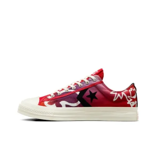 Converse Star Player 76 Low Top Canvas Shoes Unisex Red Конверс Стар Плейер 76 Лоу Топ Кеды Унисекс Красный