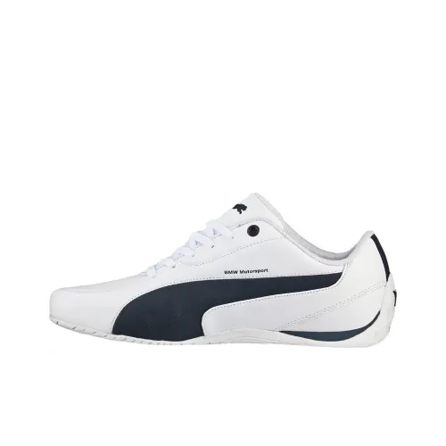 PUMA Bmw M Drift Cat 5 Low Топ Тренировочные Кроссовки Мужские Белый Черный