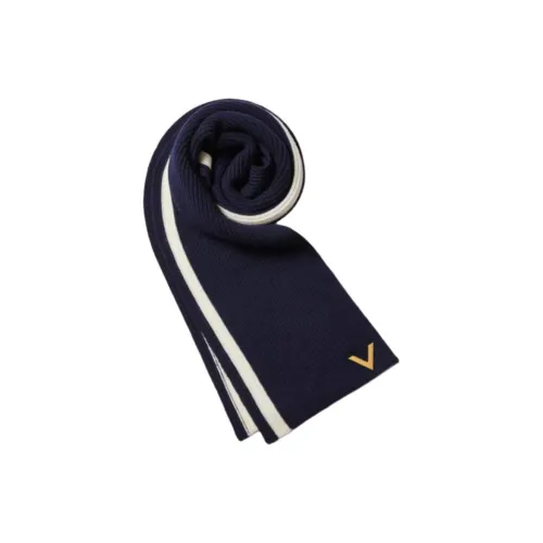 Valentino Вязаные шарфы Мужской Синий