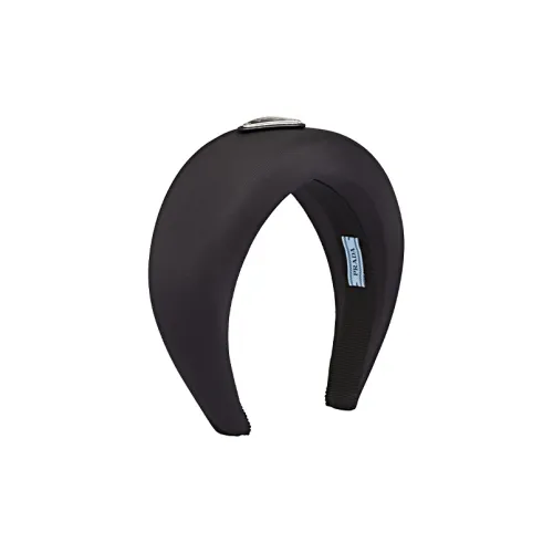 PRADA Ткань Ободки для волос Черный Женский