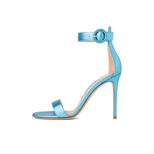 GIANVITO ROSSI Portofino one Ремень Сандалии Небесно-голубой Женские