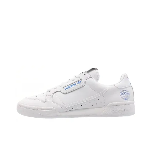 Adidas Originals Continental 80 World Famous For Quality Низкие Кроссовки для скейтбординга Мужские Белые