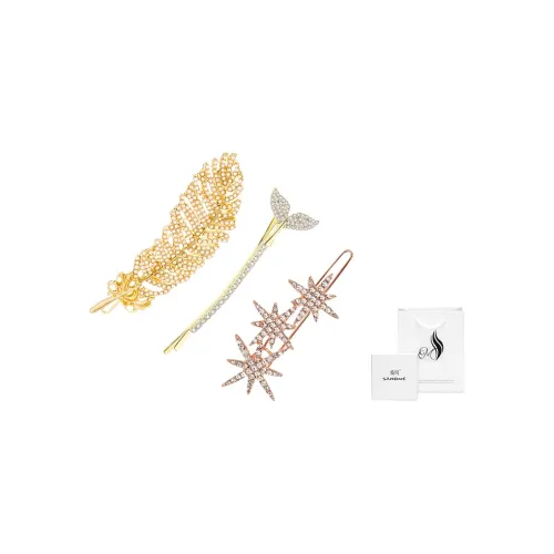 SENDME Сплав Заколки для волос Сладкий стиль Волосы Заколка 3 шт Женские