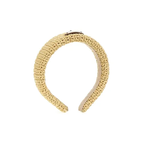PRADA Ободки для волос Светло-желтые Женские