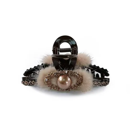 ZWU Акрил, Плюш, Искусственный Циркон, Заколки для волос с искусственным жемчугом, Женские