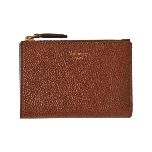 Mulberry GRAIN LEATHER Кошелек Маленький Женский Умбра