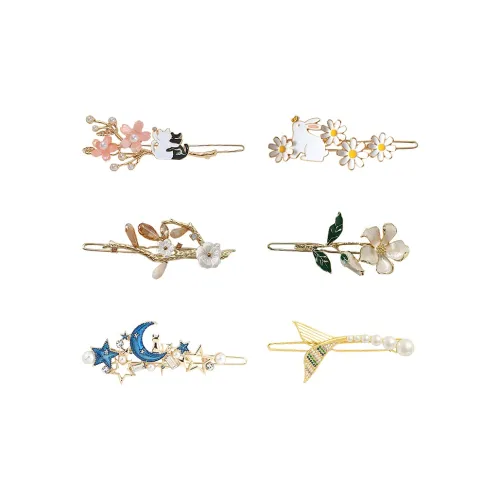 SENDME Сплав, Искусственная жемчужина, Смола Заколки для волос Женские