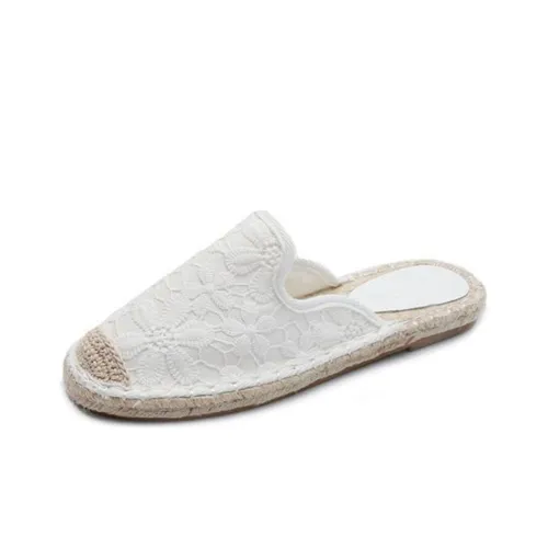 Тапочки для дома с принтом персика женские