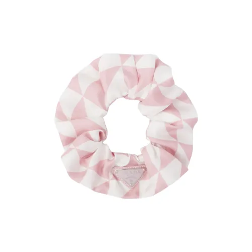 PRADA Ткань Резинки-спирали для волос Розовый Женские