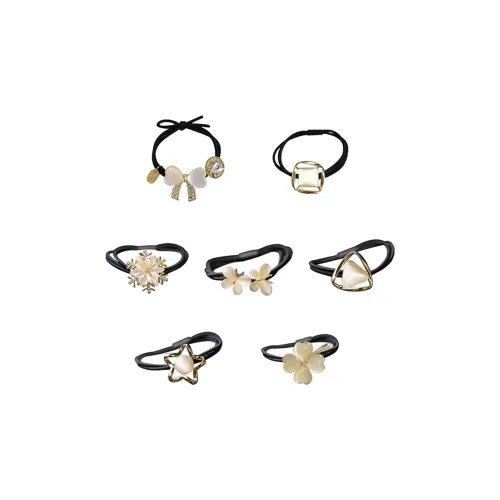 SENDME Резиновые Bands, Сплавы, Кубический Цирконий, Имитация Опала Резинки-спирали для волос Женские