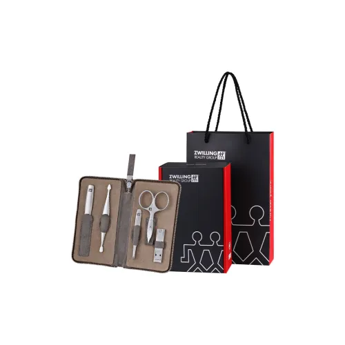 ZWILLING Импортный Экстра Тонкий Набор для ухода за ногтями с кусачками и пинцетом 5 предметов