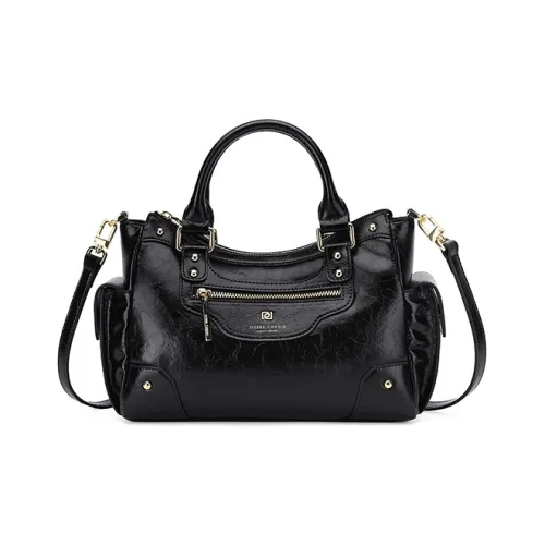 PIERRE CARDIN Масляный воск Коровья кожа Сумка Средний Женские Черный коричневый Горький Кофе