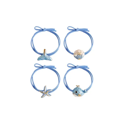 ROYALSASA 2 Strand Резиновая лента Сплав Аксессуары Резинка для волос Резинка для волос Женские