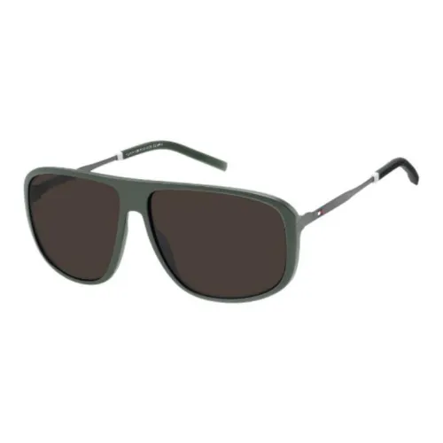 Tommy Hilfiger OVAL SUNGLASSES Мужские Темно-зеленые