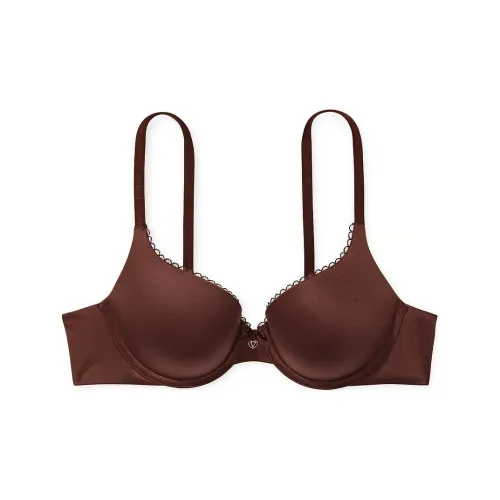 Victoria's Secret Центральная часть By Victoria 7449 Comfort Форма Perfect Форма Гладкий Бюстгальтер Женские Темно-кофейный