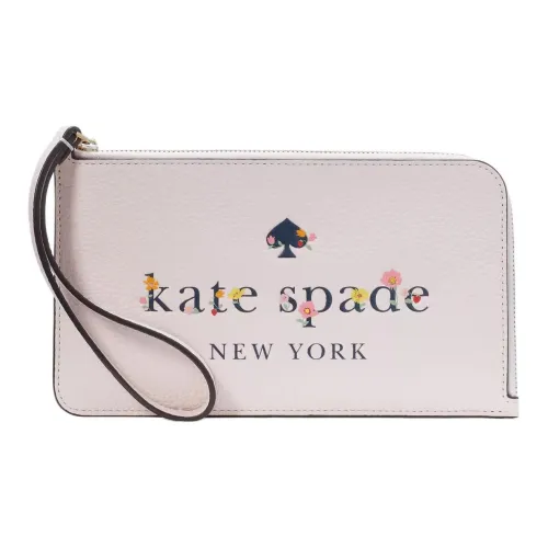 Kate Spade Lucy Кожа Запястье Сумка Клатч Средний Женский Светло-Розовый