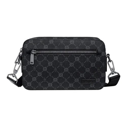 GOLF PVC Синтетическая кожа Сумка через плечо Стандартная Мужская Серый и Черный