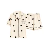 Белый в горошек, женский