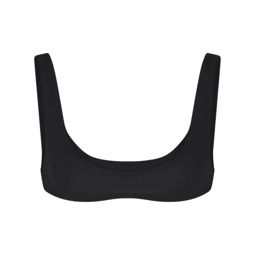 SKIMS THREADBARE Ребро MICRO Scoop Бюстгальтер Bra Женский SOOT Дымчато-серый