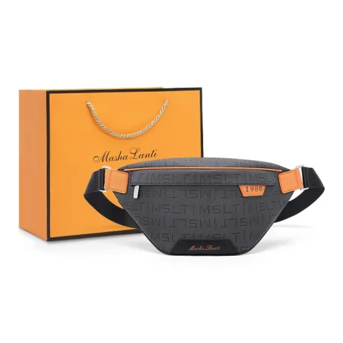 MashaLanti ПВХ с синтетической кожей кошелек стандартный мужской серый синий