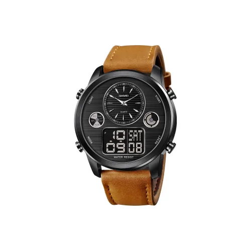 SKMEI Электронный Механизм Мужские Часы 51 мм Черные
