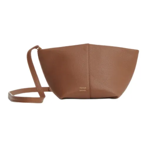 MANSUR GAVRIEL Телячья кожа Сумка через плечо Сумка на плечо Женская Коричневая