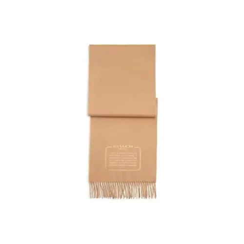 COACH Вязаные шарфы Унисекс Желтый