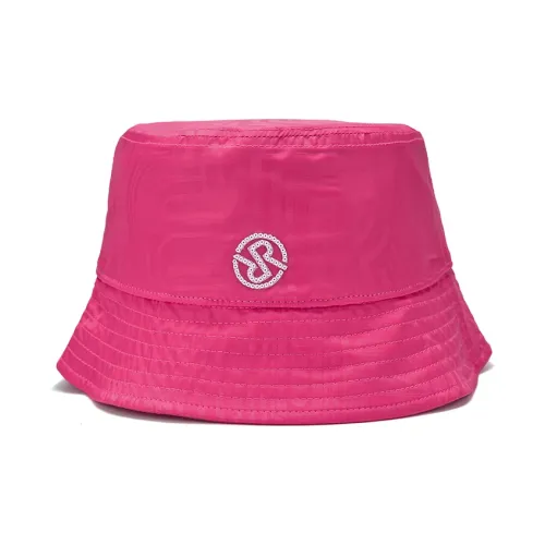 RARE Полиамид Шляпы ведра Женские Красный