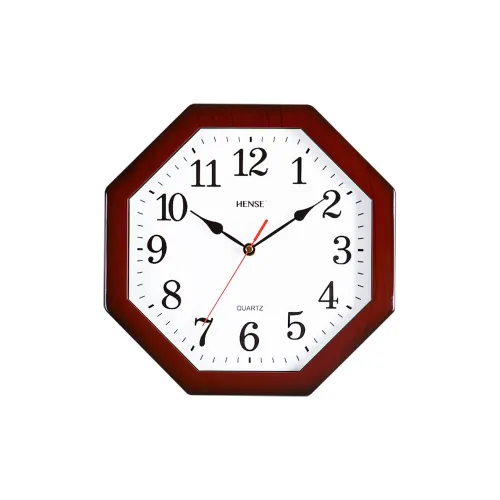 HENSE Кварцевый Movement Унисекс Настенные часы Белый