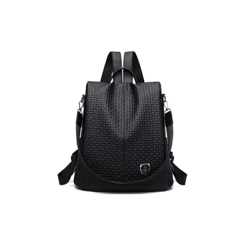 LOVEBIRD ПУ (полиуретан) Рюкзак Стандартный Унисекс Черный