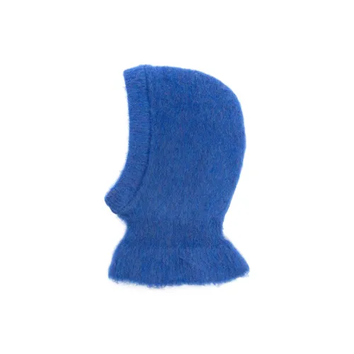 DIOR Полиамид Вискоза Мохер Акрил Эластан Wool Beanies Женские Синий