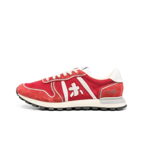 PREMIATA Низкий топ Повседневная обувь Мужская Красная