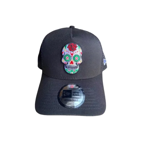 New Era Хлопок Полиэстер Пленка Волокно Кепки Унисекс Черный