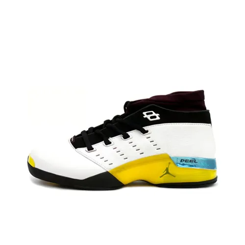 Jordan Air Jordan 17 OG Low All Star MID Топ Винтажные баскетбольные кроссовки Мужской Белый Черный