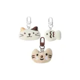 Подвеска "Кошка Санхуа" + Подвеска "Коричневая кошка" + Подвеска "Маленькая белая рыбка"