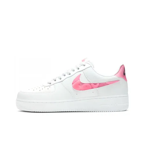 Nike Air Force 1 SE 'Любовь For Все' Slip-resistant Abrasion-resistant Low Top Скейтбординг Кроссовки Женские Белые Розовые